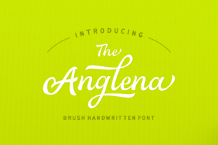 Anglena: A Swashy Script Font for Modern Makers