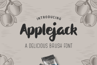 Applejack: A Chubby Brush Script Font for Branding