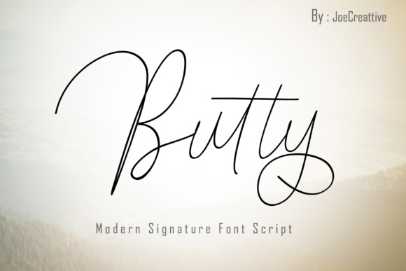Butty Font: The Perfect Handwritten Typeface for Crafters