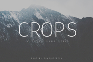 Crops Font Review: A Minimalist Sans Serif for Modern Brands