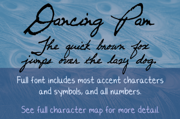 Dancing Pam: A Script Handwritten Font for Editorial Design