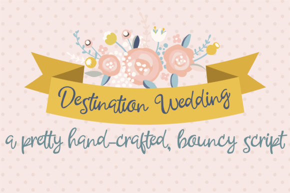 Destination Wedding Font Review for Brand Designers
