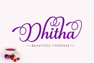 Dhitha: The Script Font for Scroll-Stopping Headlines