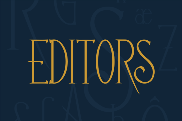 Editors: The Narrow Serif Font for Scroll-Stopping Ads
