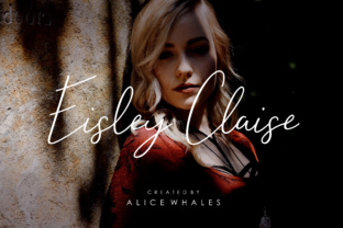 Eisley Claise Font Review: A Modern Signature Typeface