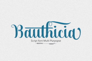 Elevate Your Brand with the Bauthicia Script Typeface
