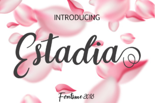 Estadia: The Script Font for Romantic Branding