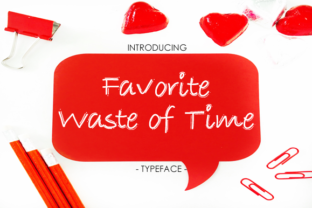 Favorite Waste of Time: A Script Handwritten Font for Web Design