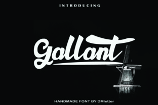 Gallant: A Handmade Headline Font for Editorial Design