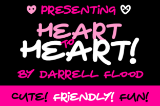 Heart to Heart: A Friendly Script Font for Editorial Design