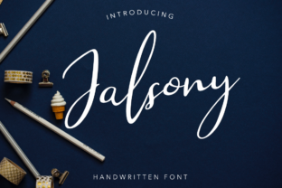 Jalsony: A Fresh Handmade Calligraphy Font for Crafters
