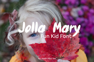 Jolla Mary: A Playful Script Font for Digital Design