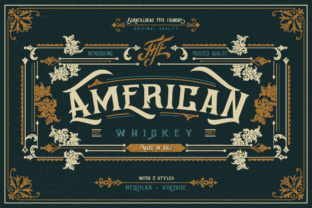 Launch Campaigns with American Whiskey Display Font