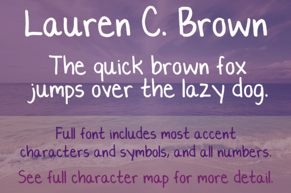 Lauren C. Brown: A Timeless Script Handwritten Font Review