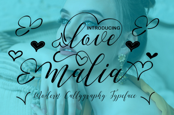 Love Malia: A Swashy Script Font for Elegant Editorial Design