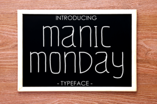 Manic Monday: A Clean Display Font for Modern Web Headers