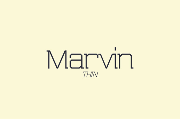 Marvin Thin: The Slab Serif Font for Modern Branding