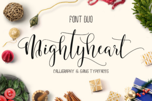 Mighty Heart: A Swashy Script Font for Elegant Editorial Design