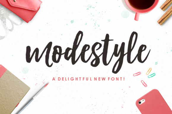 Modestyle: A Handcrafted Typeface for Elegant Branding