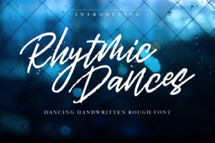 Rhytmic Dances: The Textured Script Font for Scroll-Stopping Content