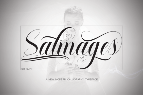Salmages Font Review: A Swashy Script for Romantic Designs
