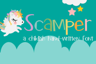 Scamper: A Whimsical Script Handwritten Font for Makers