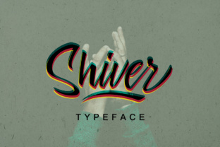 Shiver: A Painterly Script Font for Modern Editorial Design