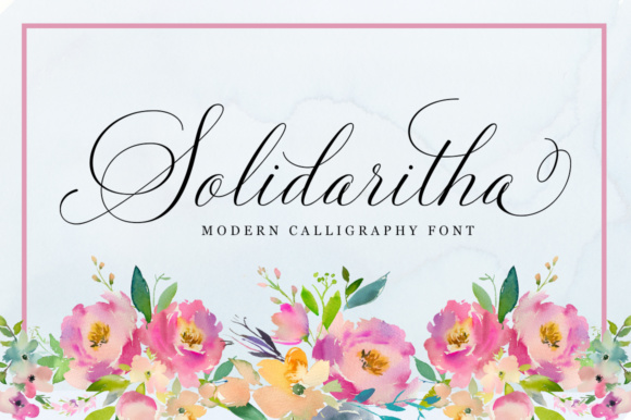 Solidaritha: The Elegant Script Font for Small Business Branding