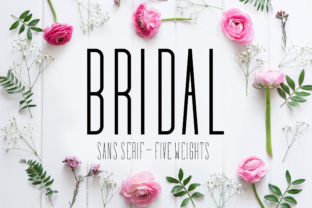 Upgrade Your Brand with the Bridal Sans Serif Typeface