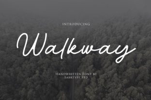 Walkway Font: Elevating Web Design with Natural Script
