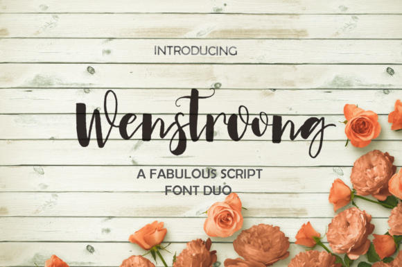 Wenstroong: The Upright Script for Elegant Invitations